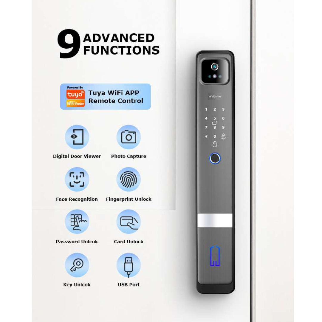 SERRURE INTELIGENTE F10 FACE ID