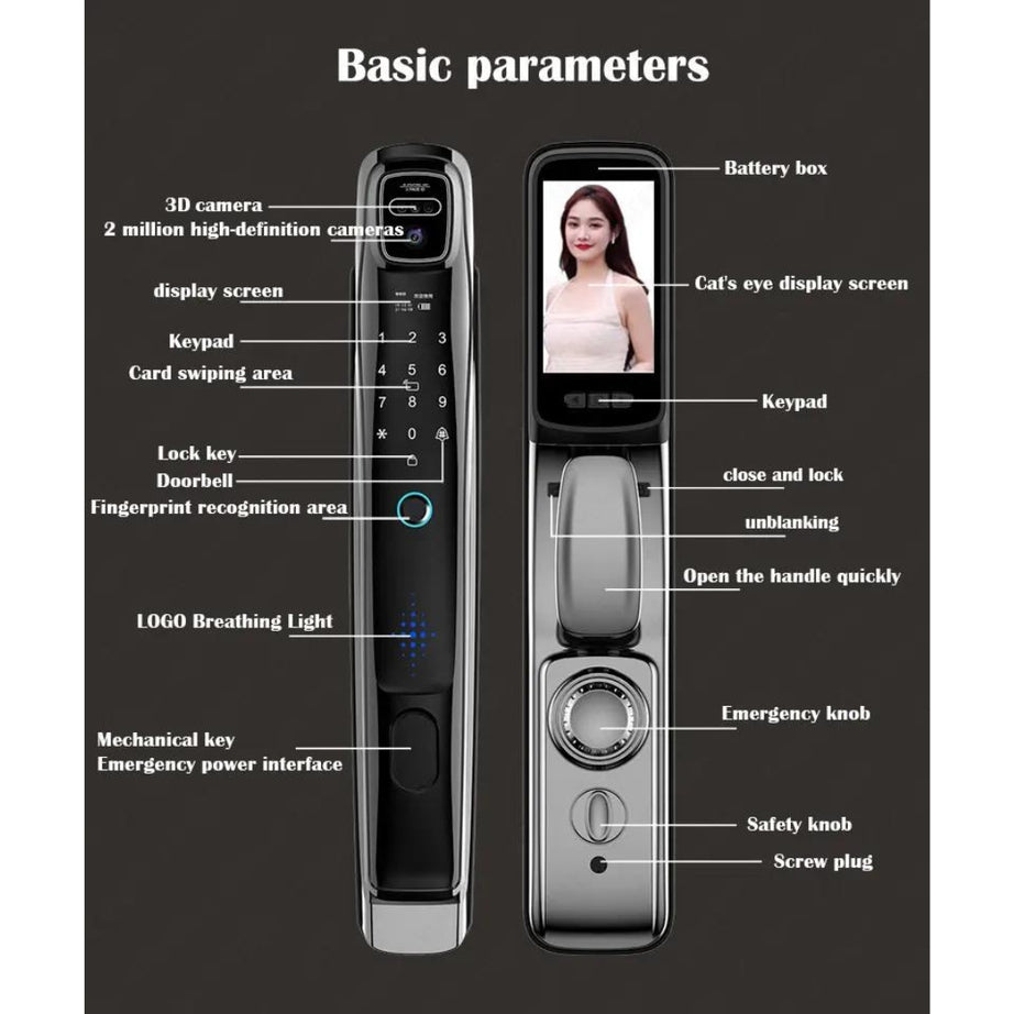 SERRURE INTELIGENTE EF24 FACE ID